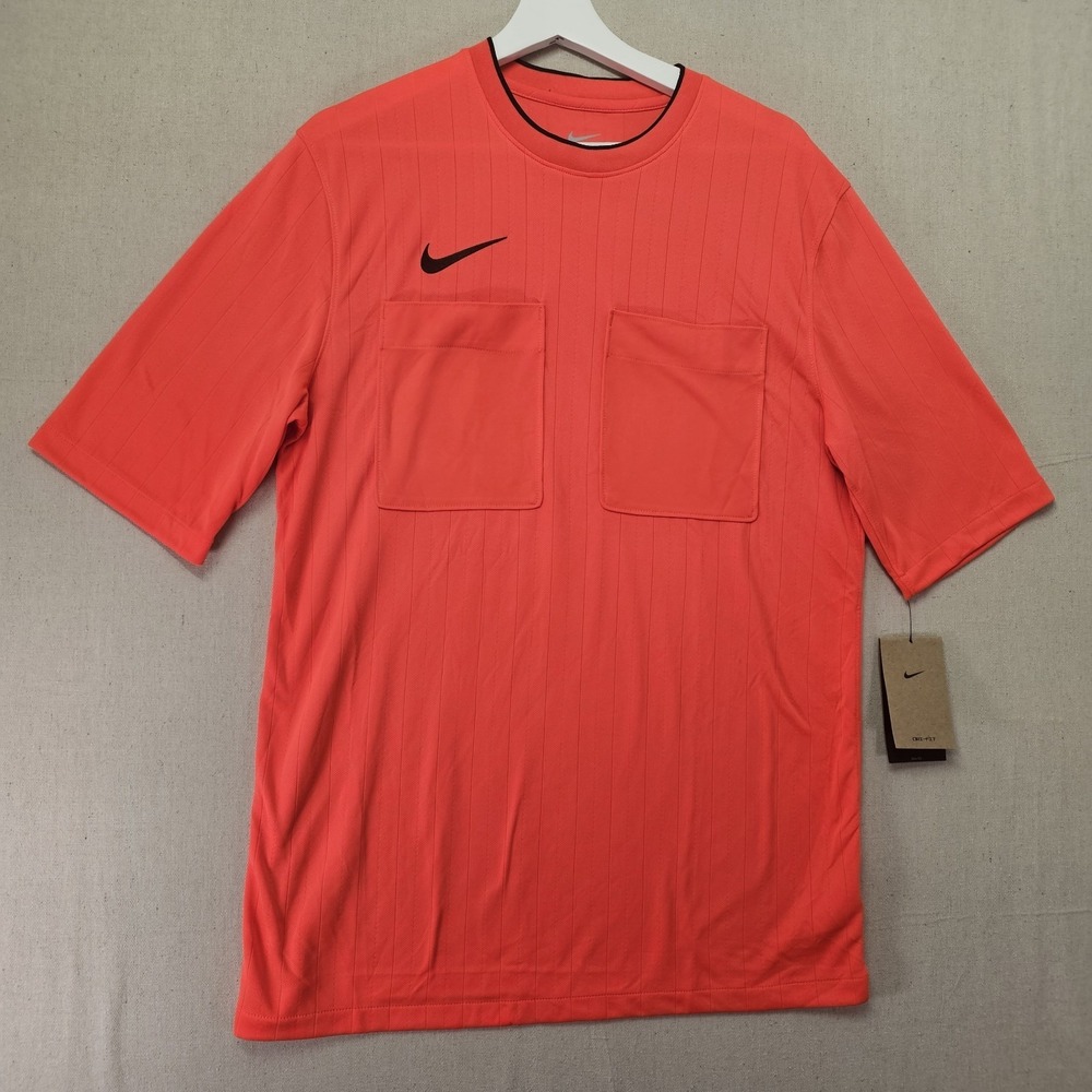 Nike Dri-FIT Men's Large Referee II Soccer Jersey Bright‎ Crimson DH8024-635 NWT